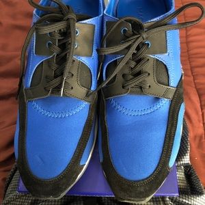 Maceoo Mens Shoe Casual Jmper Blue/Blavk Mixed Media Size 10 Sneakers
